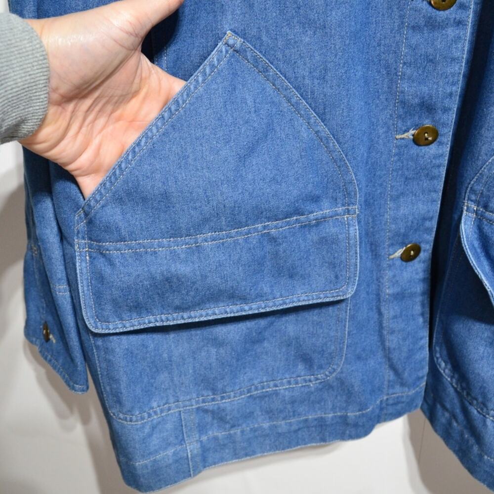 Koret City Blues Vintage Denim Jacket Size 24W - Picture 6 of 11